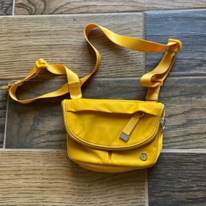 lululemon athletica Yellow Crossbody Shoulder Bag